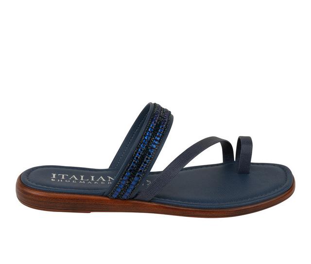 Women's Italian Shoemakers Mavis Sandals in Denim color