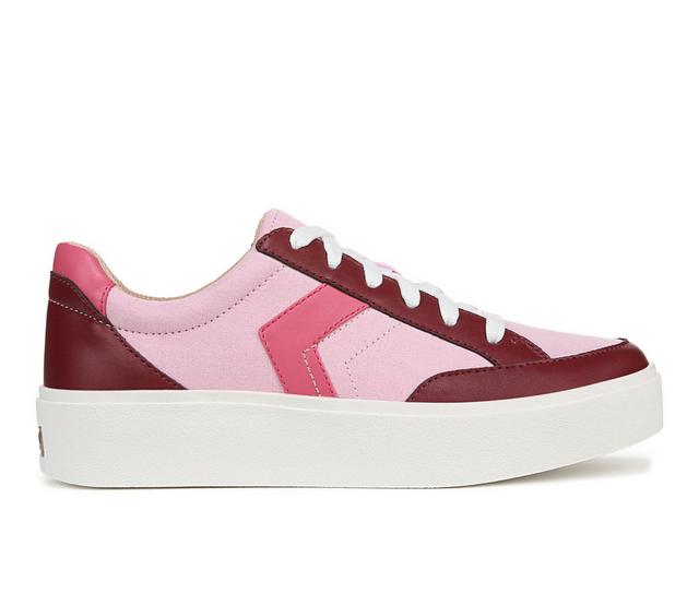 Women's Dr. Scholls Madison Lace Fashion Sneakers in Cherry Cola color