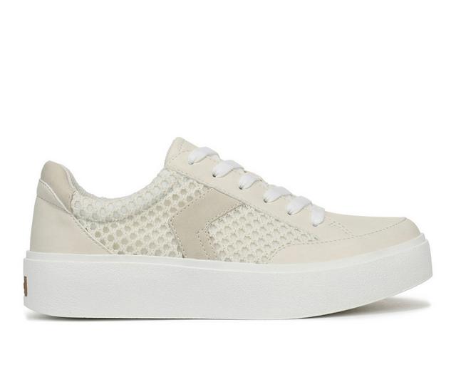 Women's Dr. Scholls Madison Lace Fashion Sneakers in Off White color