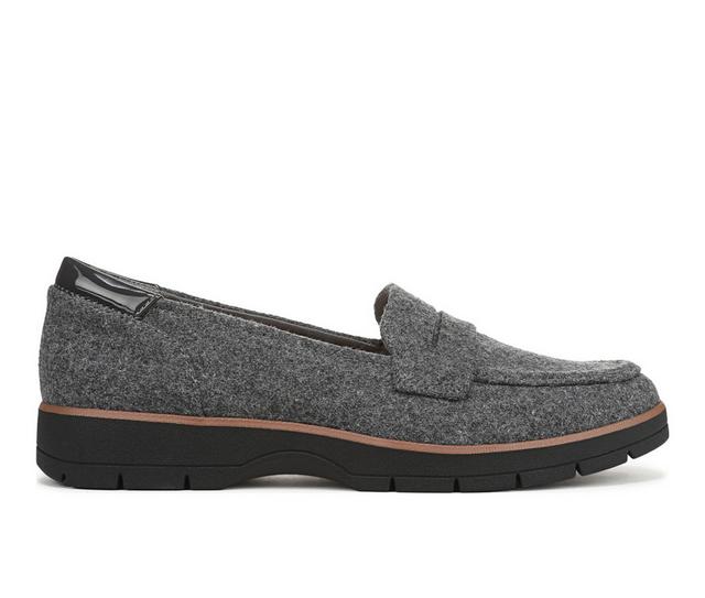 Women's Dr. Scholls Nice Day Loafers in Charcoal/Blue color