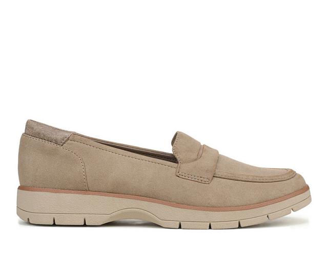 Women's Dr. Scholls Nice Day Loafers in Taupe color