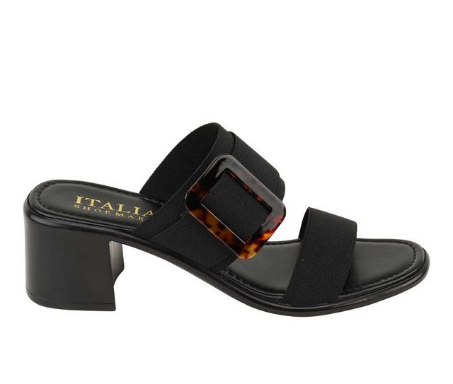 Women's Italian Shoemakers Dawna Dress Sandals in Black color