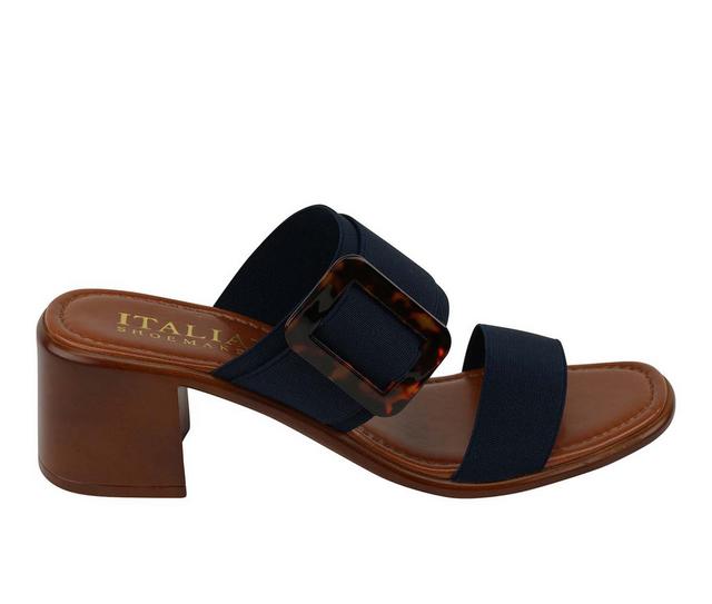 Women's Italian Shoemakers Dawna Dress Sandals in Navy color