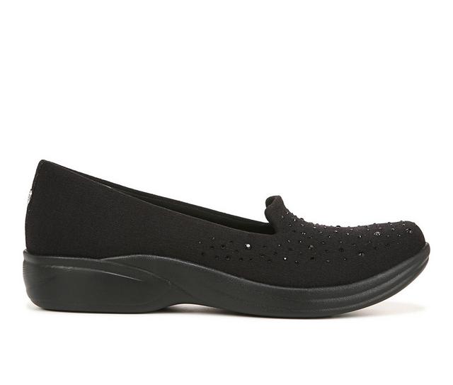 Women's BZEES Poppyseed 3 Slip On Shoes in Black color