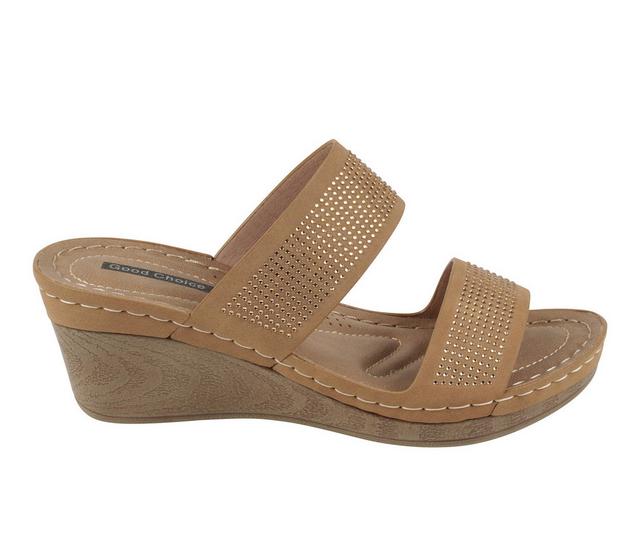 Women's GC Shoes Madore Wedges in Tan color