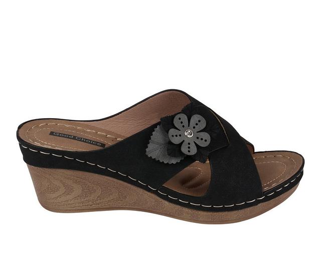 Women's GC Shoes Selly Wedges in Black color