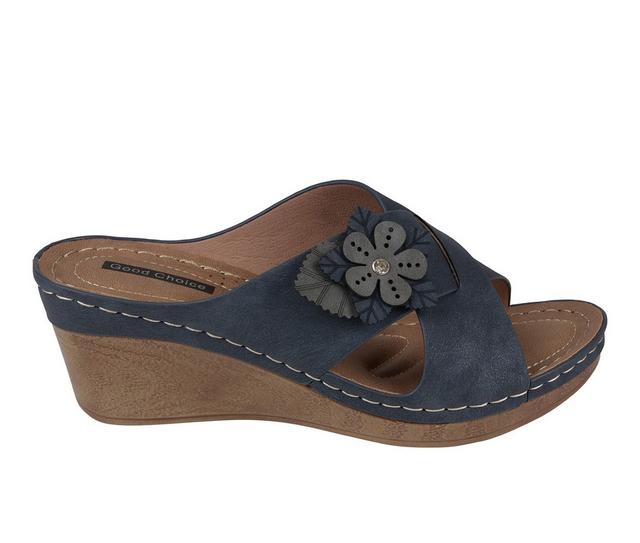 Women's GC Shoes Selly Wedges in Navy color