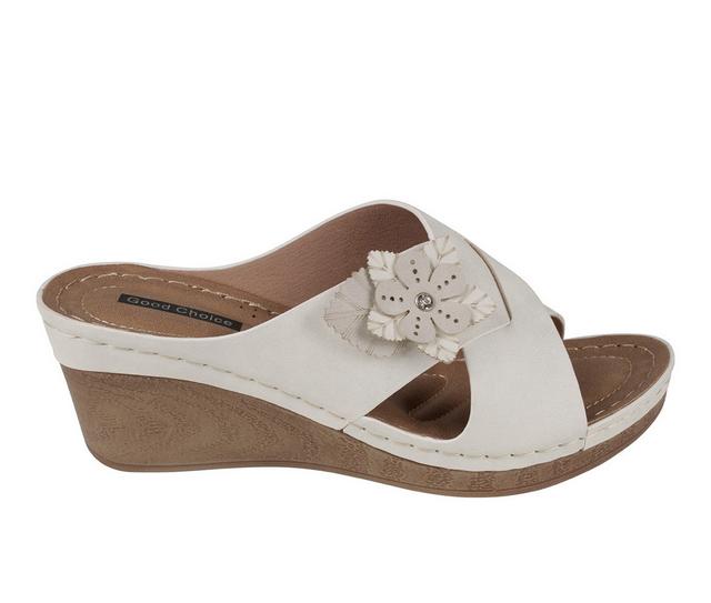 Women's GC Shoes Selly Wedges in White color