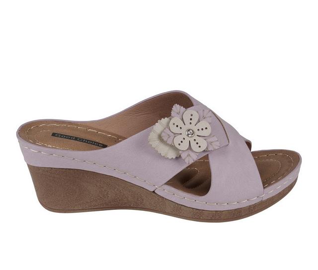 Women's GC Shoes Selly Wedges in Lilac color