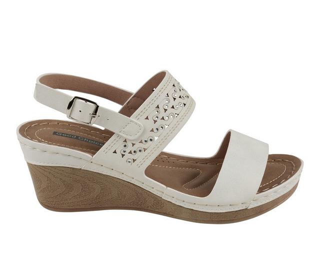 Women's GC Shoes Foley Wedges in White color