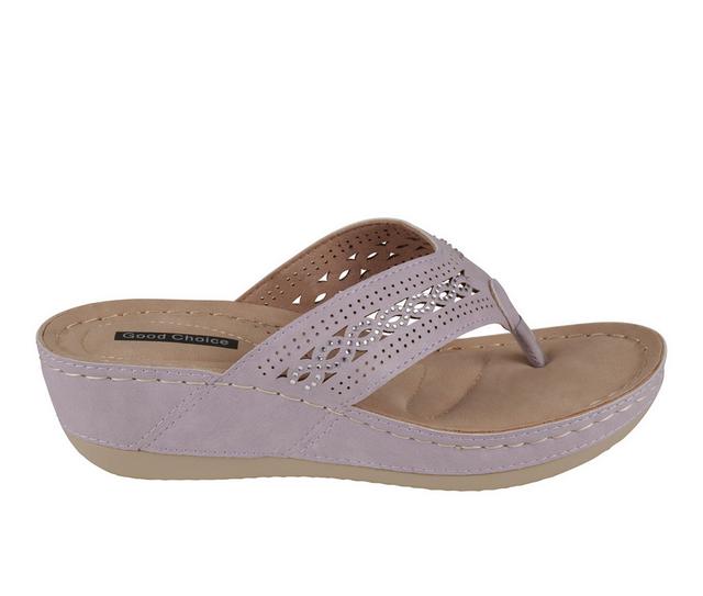 Women's GC Shoes Bari Flip-Flops in Lilac color