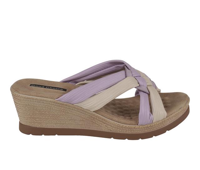 Women's GC Shoes Caro Wedges in Lavender color