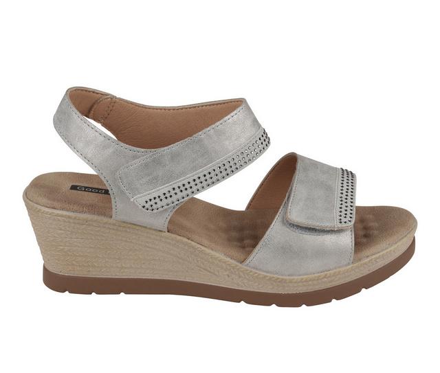 Women's GC Shoes Jorda Wedges in Silver color