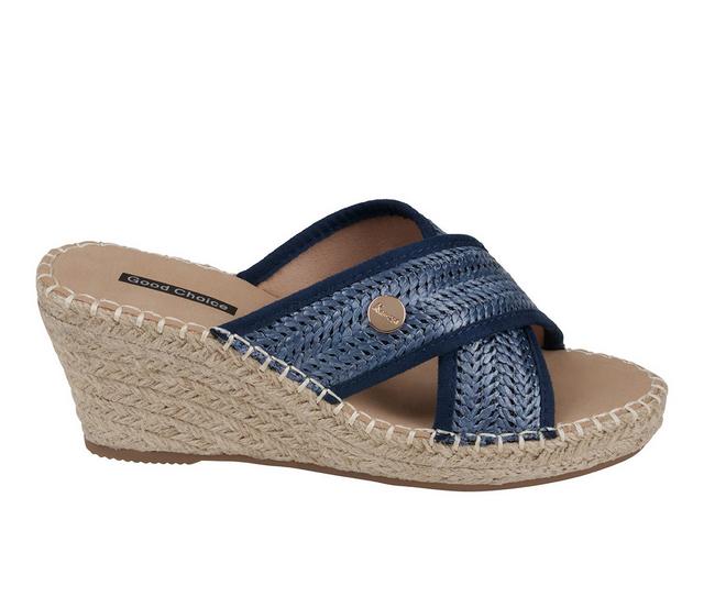 Women's GC Shoes Jimmy Wedges in Navy color
