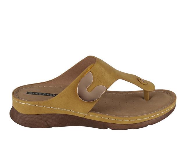 Women's GC Shoes Sam Flip-Flops in Yellow color