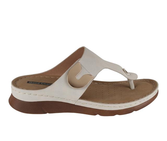 Women's GC Shoes Sam Flip-Flops in White color