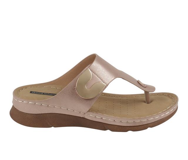 Women's GC Shoes Sam Flip-Flops in Blush color