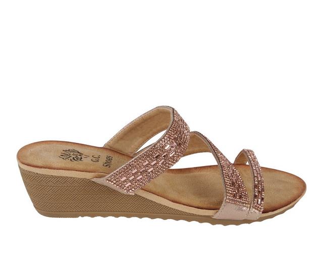 Women's GC Shoes Mona Wedges in Rose Gold color