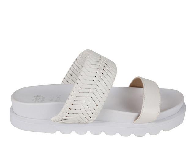 Women's GC Shoes Jojo Wedges in White color