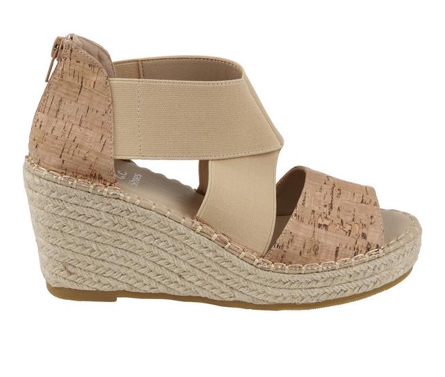 Women's GC Shoes Tia Wedges in Natural color