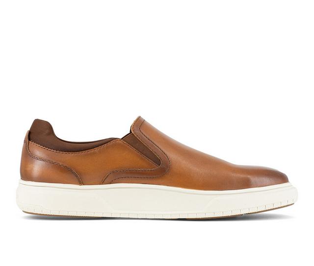 Men's Florsheim Work Premier Work Slip On Work Shoes in Cognac color