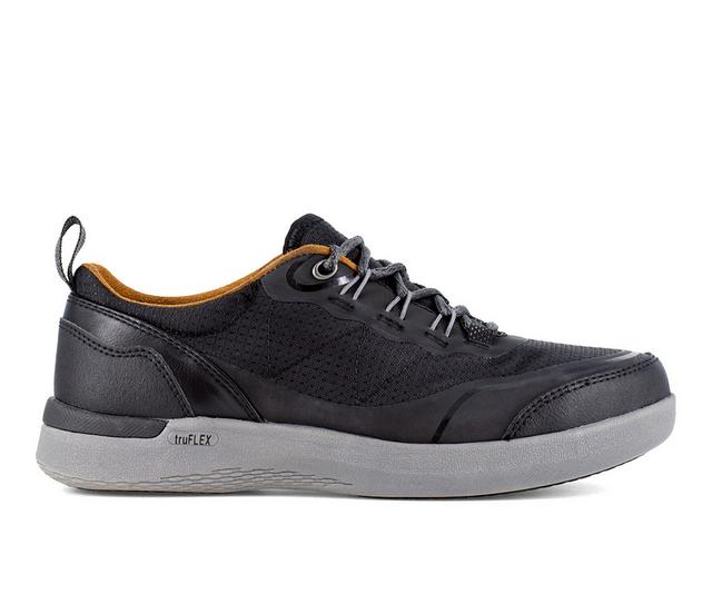 Men's Rockport Works truFLEX Fly Skylar Work Shoes in Black color