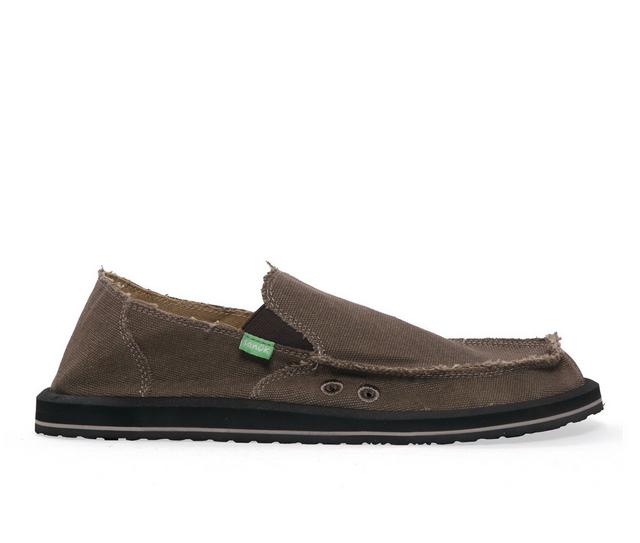 Men's Sanuk Vagabond Casual Shoes in Brown color