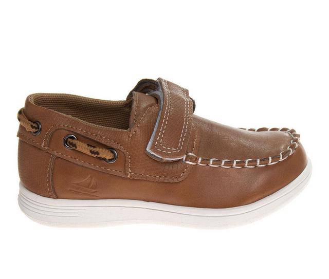 Boys' Sail Little Kid & Big Kid Ship Boat Shoes in Tan color
