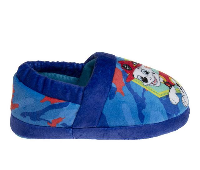 Nickelodeon Toddler Paw Patrol Marshall Lounger Slippers in Blue/Navy color