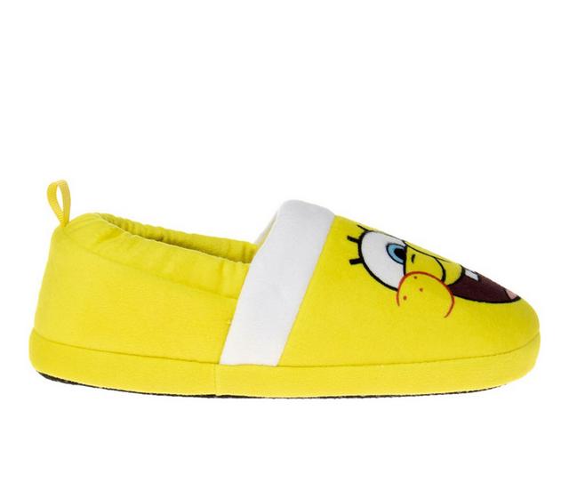 Nickelodeon SpongeBob Soft Steps Slippers 9-3 in Yellow color