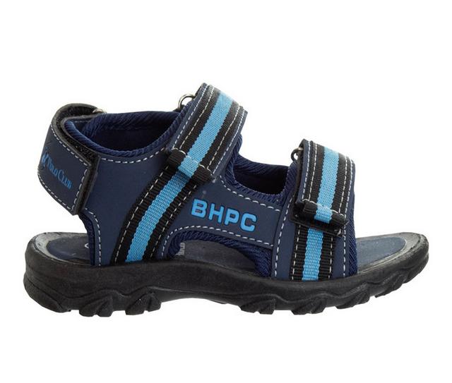 Boys' Beverly Hills Polo Club Stellar Stride 5-10 Sandals in Navy/Blue color