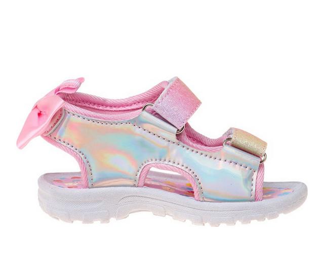 Girls' Rugged Bear Infant Island Inspiration 5-10 Sandals in Silver/Multi color