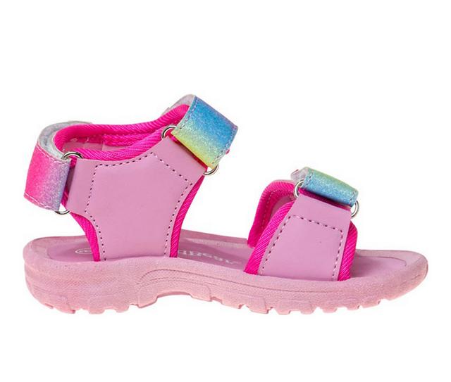 Girls' Rugged Bear Infant Dynamic Dash 5-10 Sandals in Pink/Multi color