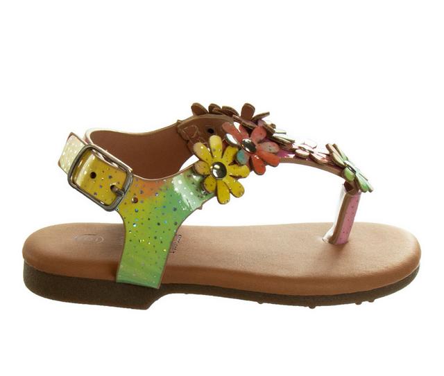 Girls' Beverly Hills Polo Club Toddler Youthful Crsr Sandals in Pastel Multi color