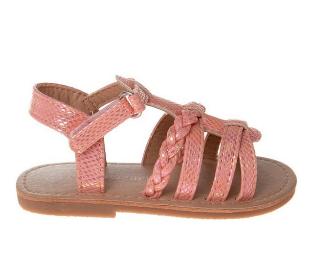 Girls' Laura Ashley Toddler Splendid Sophia Sandals in Peach color