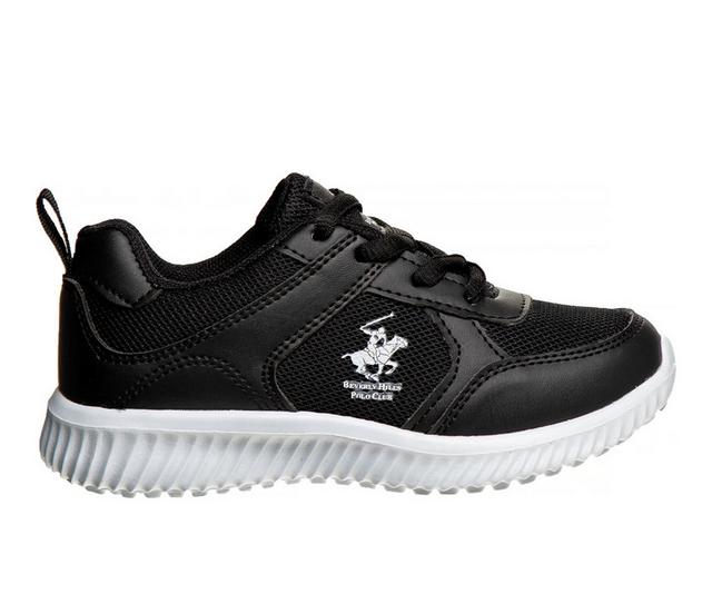 Boys' Beverly Hills Polo Club Little Kid & Big Kid Active Ace Running Shoes in Black color