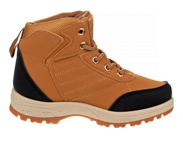 Kids' Beverly Hills Polo Club Little & Big Kid Daring Drake Combat Boots in Tan color