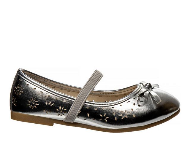 Girls' Kensie Girl Big Kid Elegant Pearl Dress Shoes in Silver color