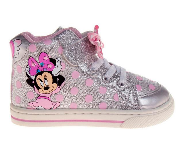 Girls' Disney Minnie Hrty Stps6-11 in Silver/Pink color