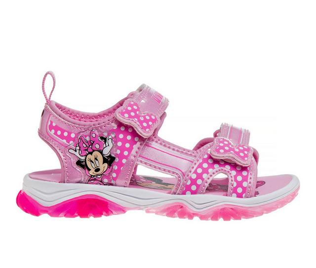 Girls' Disney Toddler & Little Kid Minnie Sporty Lght Sandals in Pink color