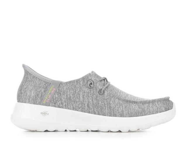 Women's Skechers Go Go Walk Slip In Ibis 124646 in Grey color