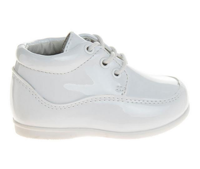 Kids' Josmo Infant & Toddler Youthful Allure Dress Shoes in White Patent color