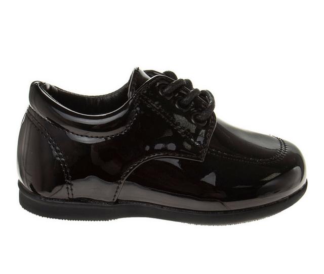 Kids' Josmo Infant Quintessential Refinement Dress Shoes in Black Patent color