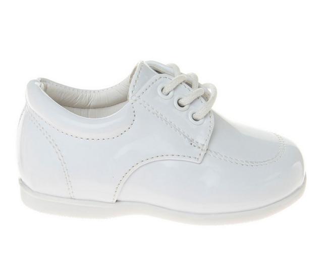 Kids' Josmo Infant Quintessential Refinement Dress Shoes in White Patent color