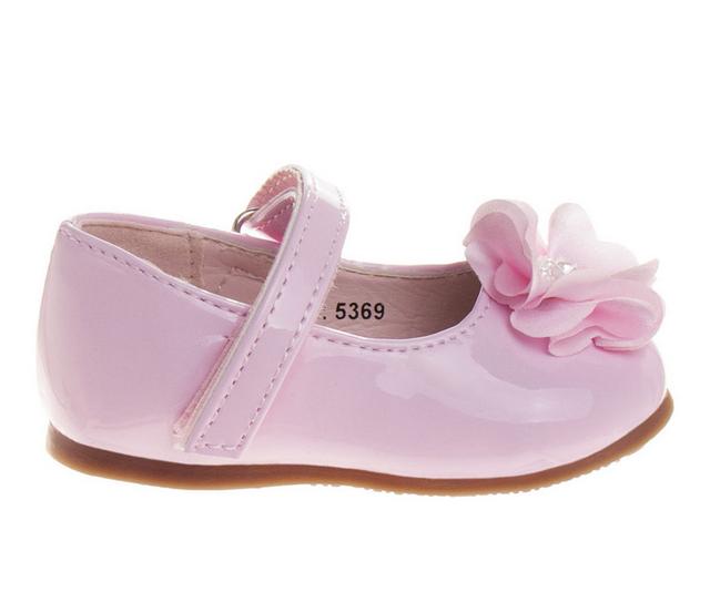 Girls' Josmo Infant Giselle Glam Dress Shoes in Pink Patent color