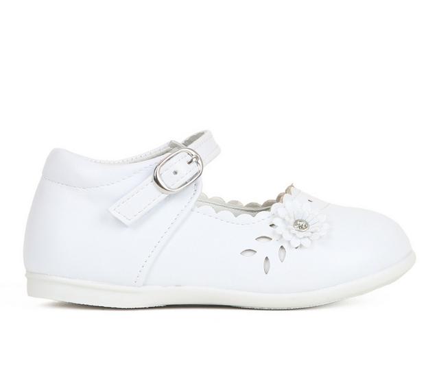 Girls' Josmo Infant & Toddler Classy Kicks Dress Shoes in White color