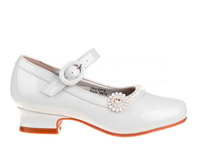 Girls' Josmo Little Kid Vancouver Vibe Special Occasion Shoes in White Patent color