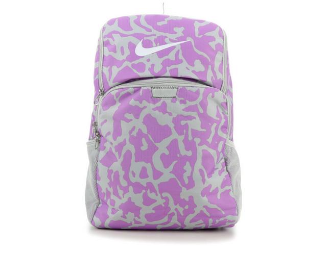 Nike Brasilia 30L Backpack in SilFuchsiaWht color