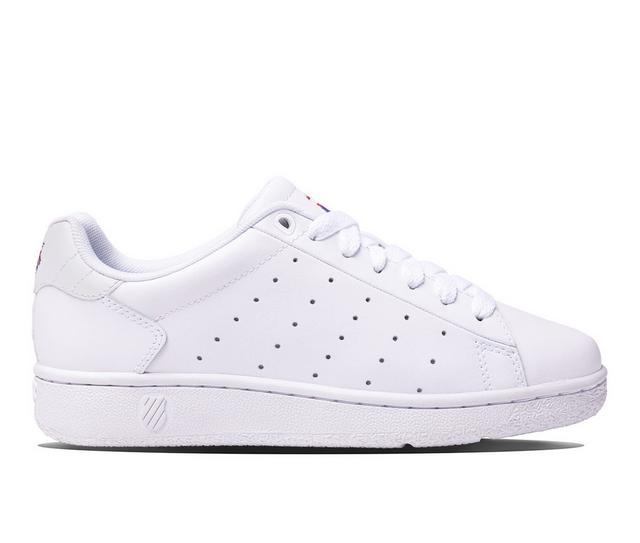 Women's K-Swiss Classic PF Sneakers in White/White color