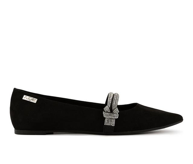Women's Sugar Lingo Mary Jane Flats in Black color